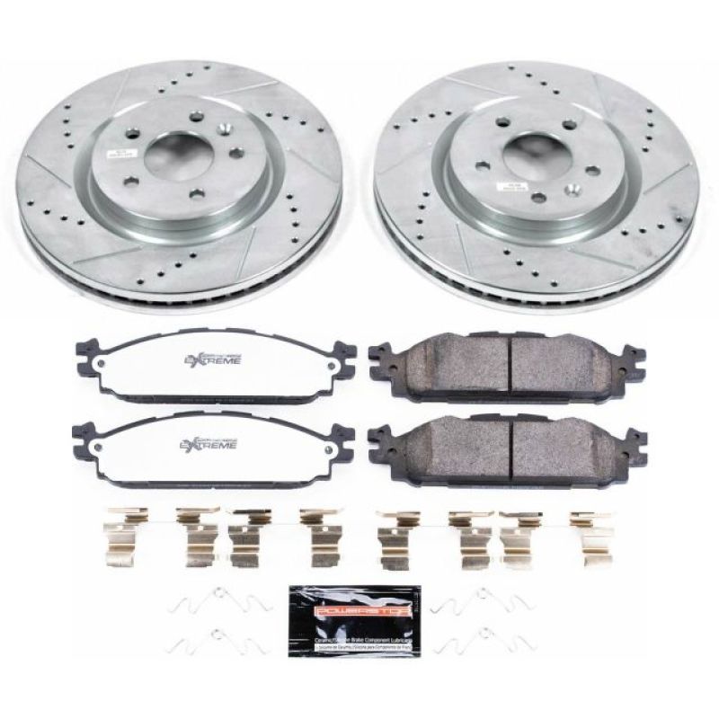 Power Stop 11-19 Ford Explorer Front Z36 Truck &amp; Tow Brake Kit