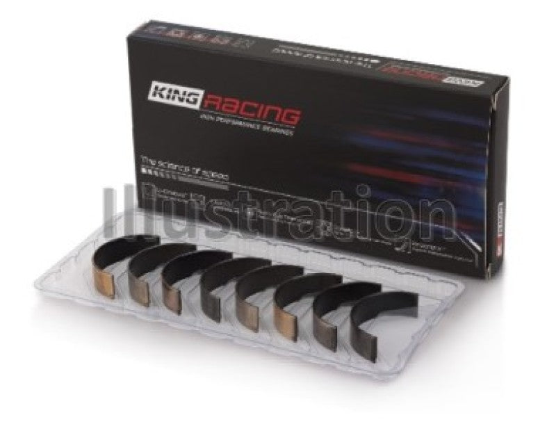 King 07-09 Mazdaspeed 3 L3-VDT MZR DISI (t) Duratec High Performance Rod Bearing Set - Size +.025mm