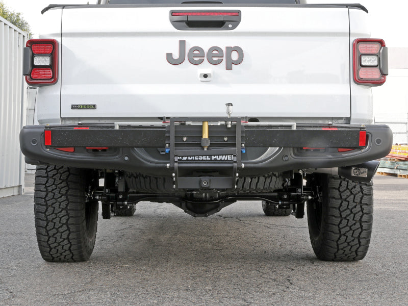 aFe 2021+ Jeep Gladiator V6-3.0L (td) Vulcan Series 3in 304 SS DPF-Back Exhaust System - Black Tip