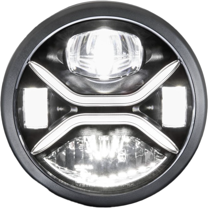 7" Zenith Led Headligh H4 Plug