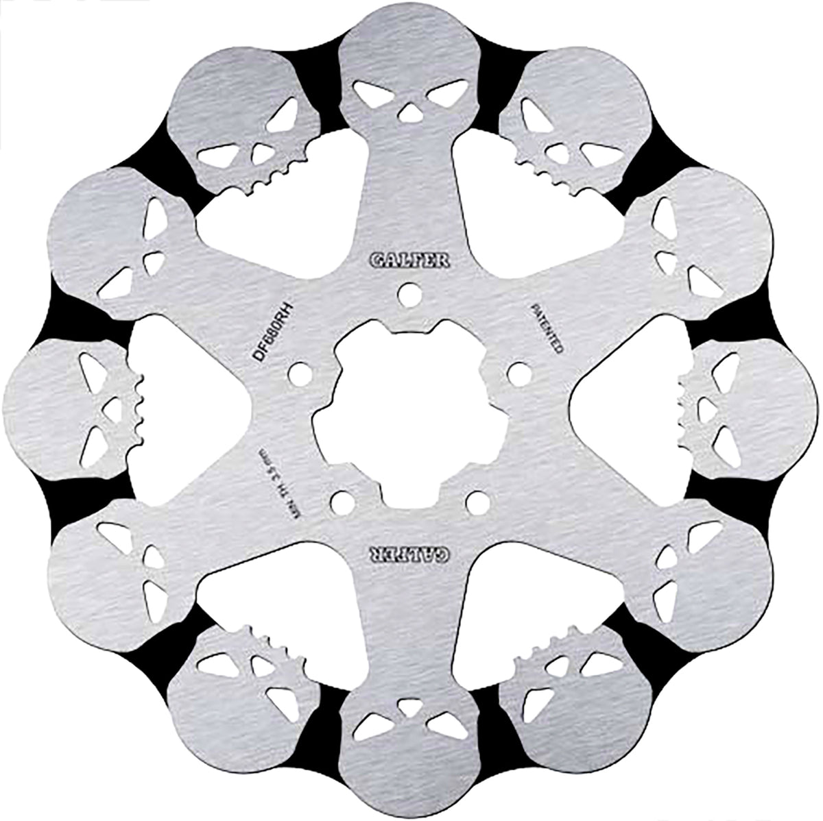 Rotor 11.5" Solid Skull Fr Stainless
