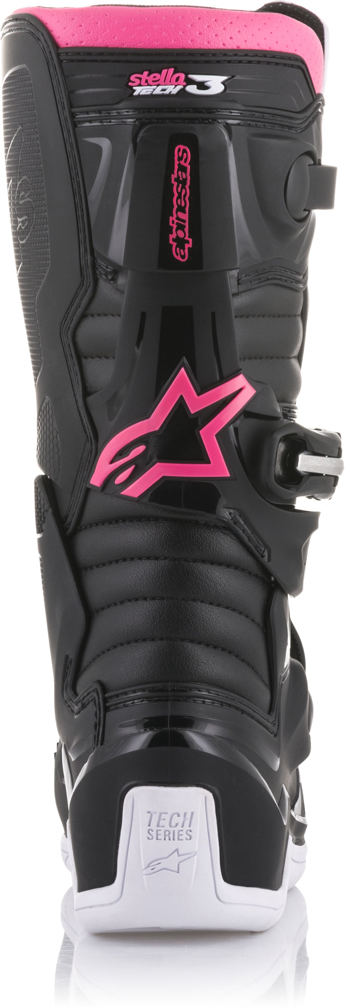 Tech 3 Stella Boots Black/White/Pink Sz 08