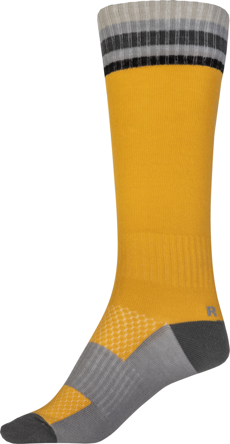 Mx Socks Thin Yellow Lg/Xl