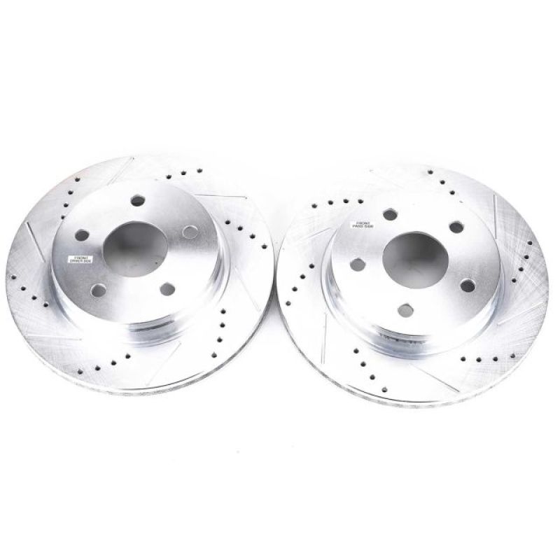 Power Stop 07-09 Chrysler Aspen Front Evolution Drilled &amp; Slotted Rotors - Pair