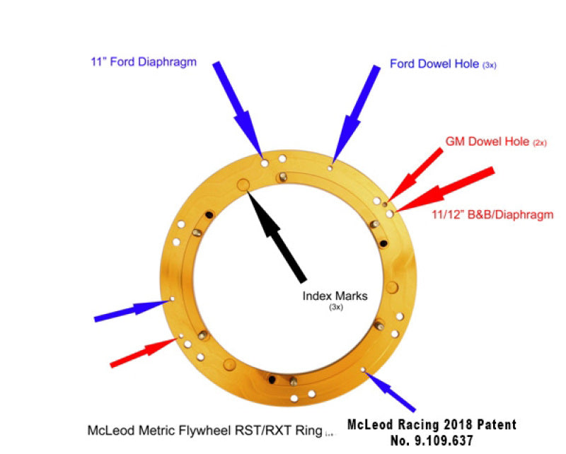 McLeod RST Clutch 2011-2012 Mustang Gt 1in X 23 Metric Spline