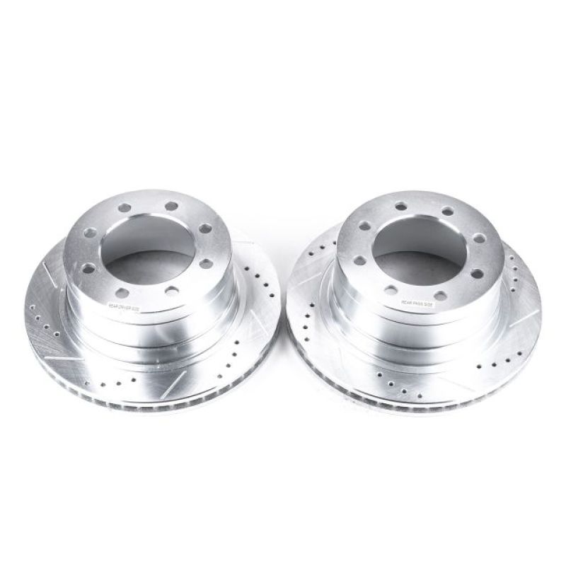 Power Stop 06-08 Dodge Ram 1500 Rear Evolution Drilled &amp; Slotted Rotors - Pair