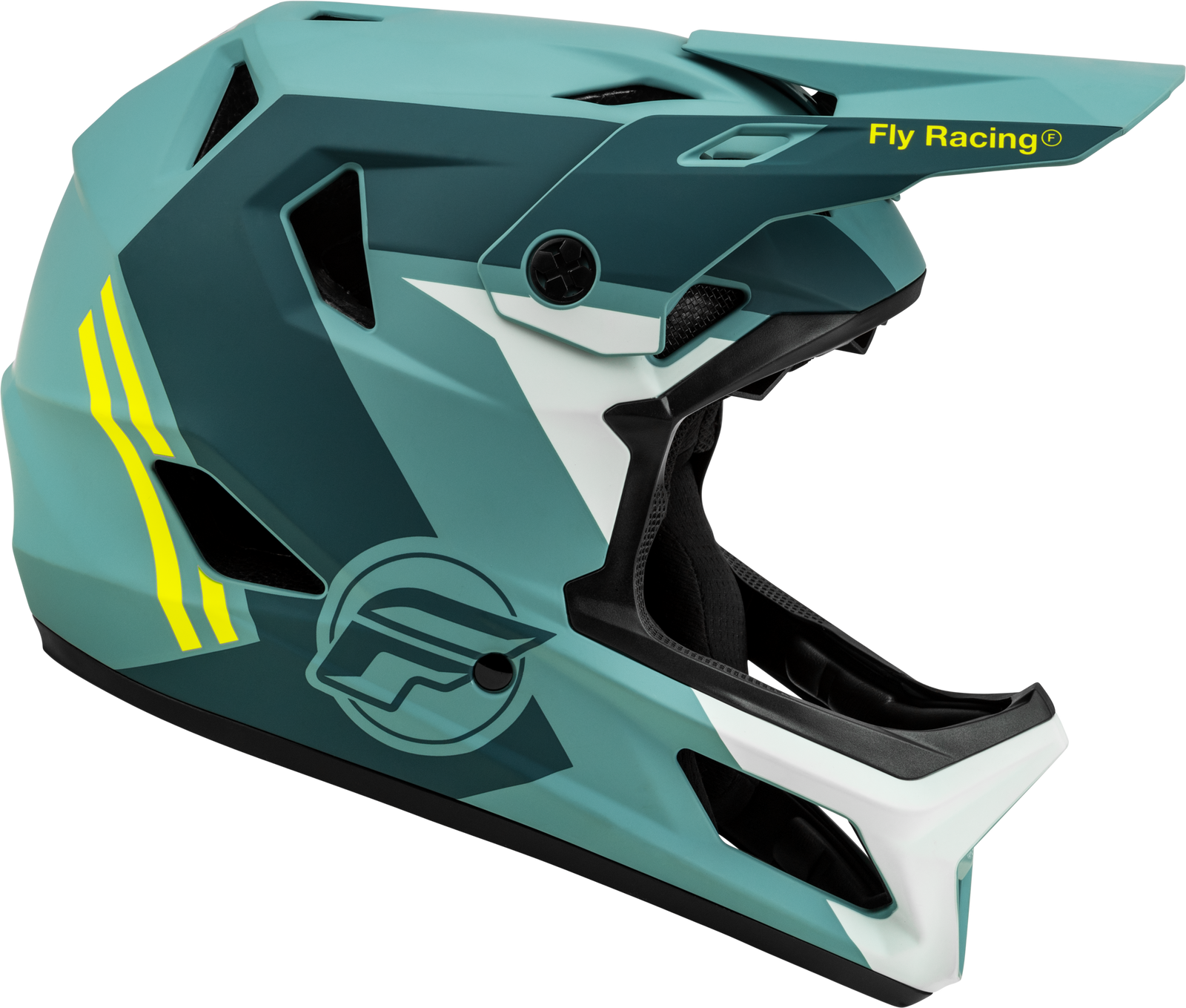 Rayce Bicycle Helmet Matte Blue Stone/Hi Vis Sm