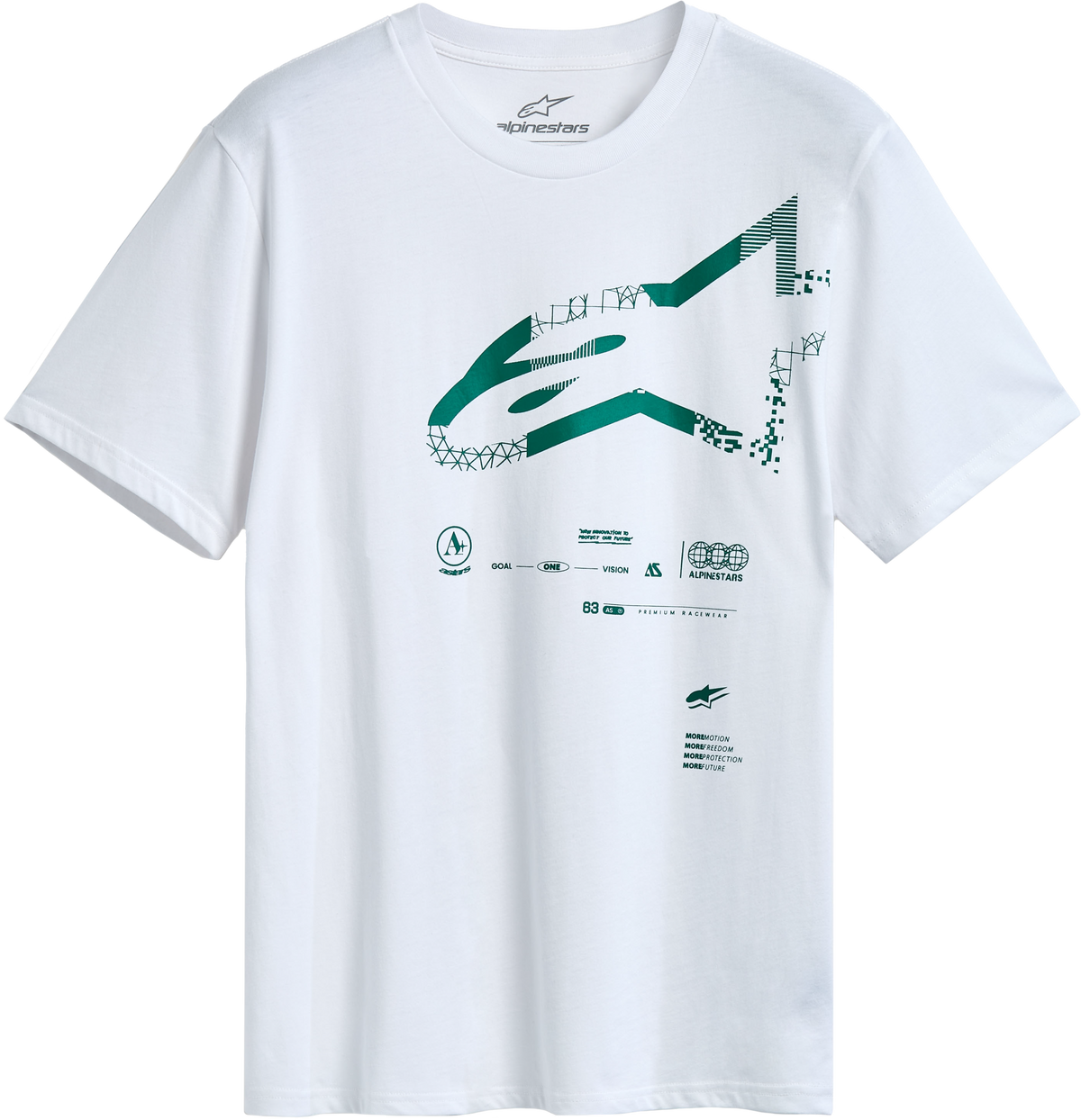 Geografica Ss Csf Tee White Md
