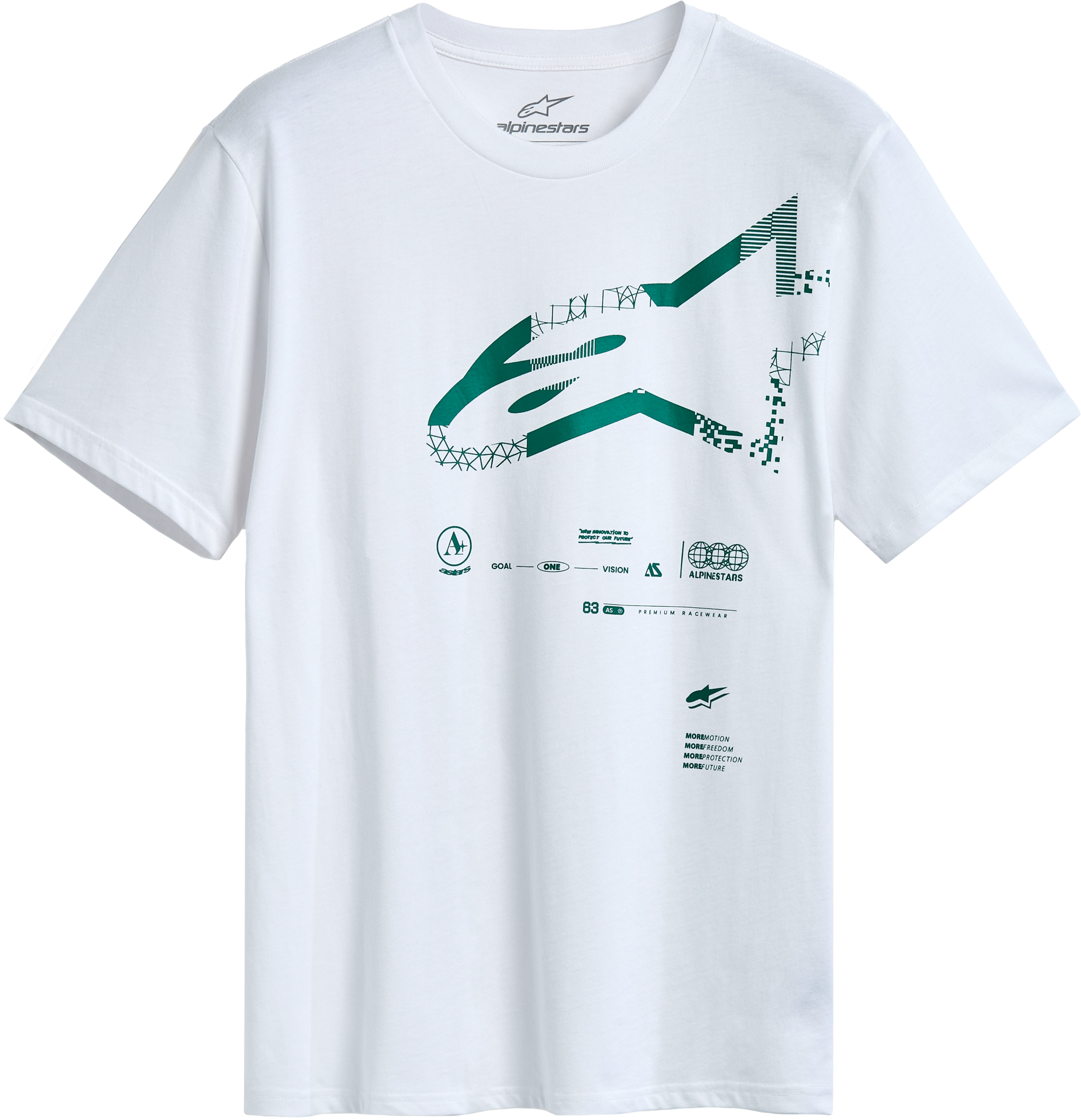Geografica Ss Csf Tee White Md