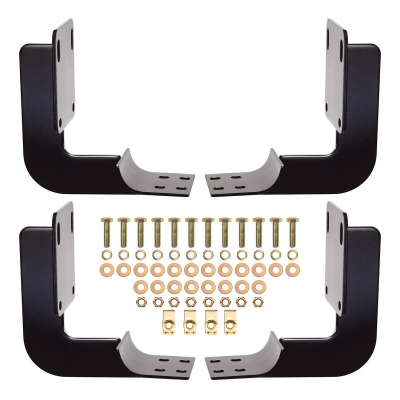 Westin 99-16 Ford F-250/350/450/550HD Reg/Supr Cab/Crew Premier Oval Nerf Step Bar Mount Kit - Blk