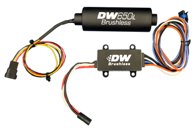 DeatschWerks DW650iL Series 650LPH In-Line External Fuel Pump w/ PWM Controller