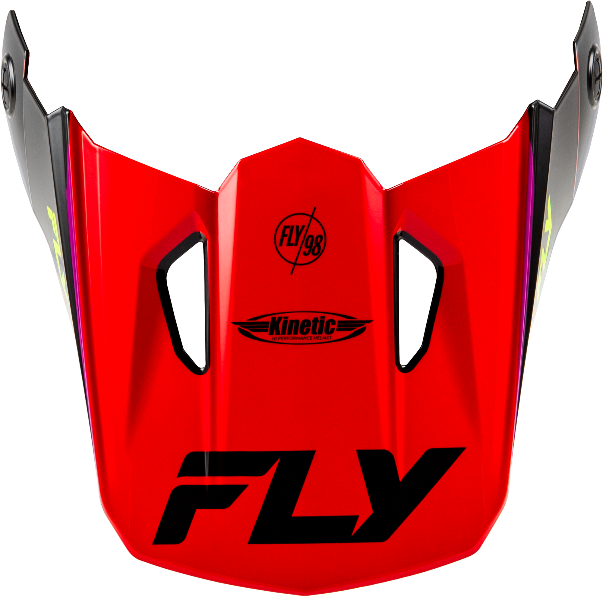 Kinetic Rally Helmet Visor Red/Black/White Xl/2x