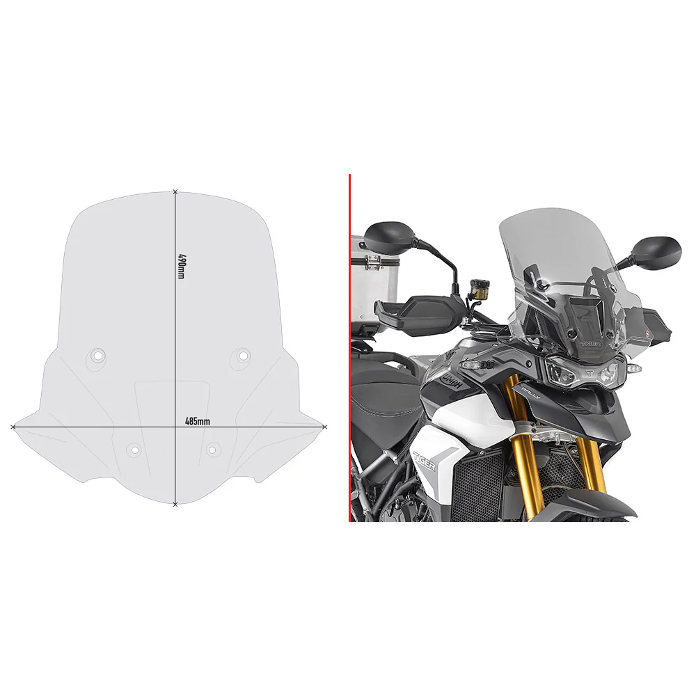 Windscreen Specific Smoke Tri