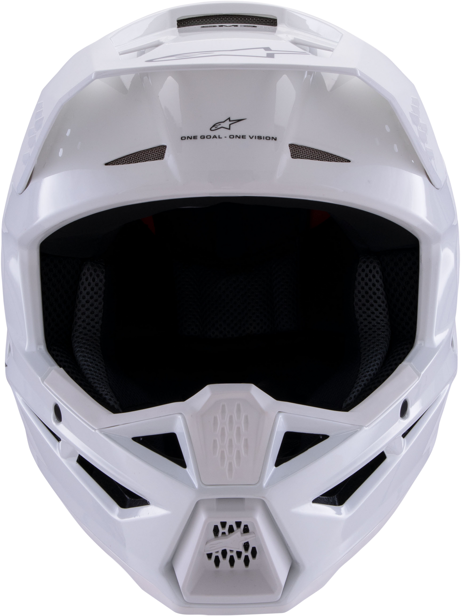 Sm3 Solid Helmet White Glossy Xl