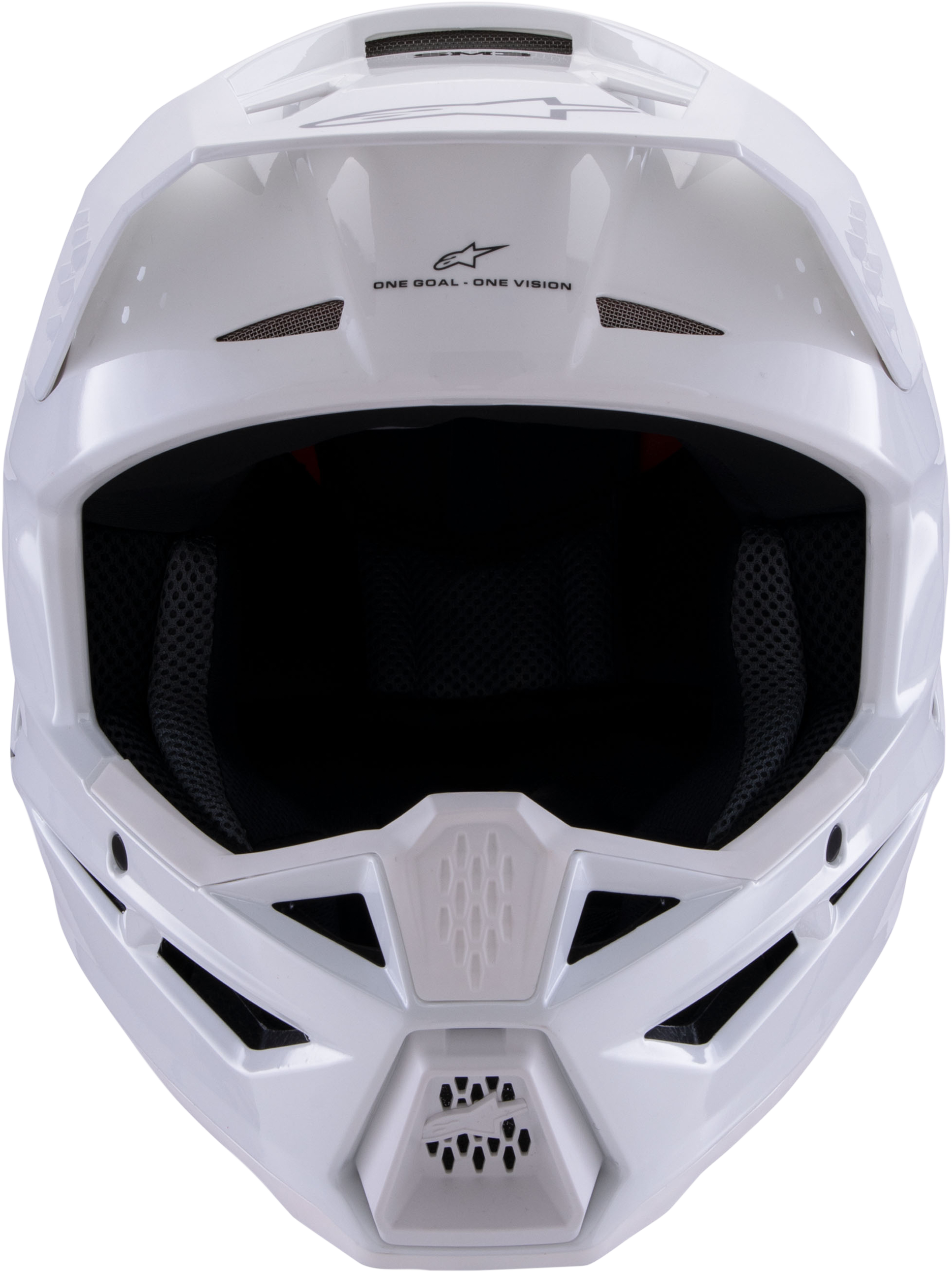 Sm3 Solid Helmet White Glossy 2x