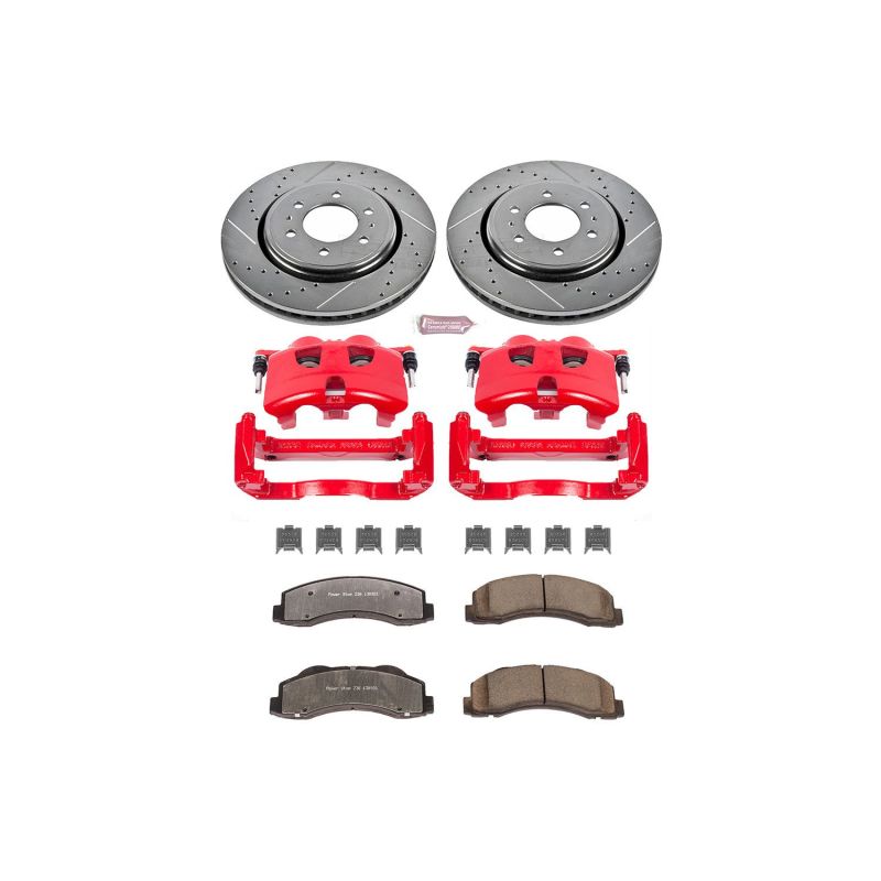 Power Stop 12-20 Ford F-150 Front Z36 Truck &amp; Tow Kit w/Cals