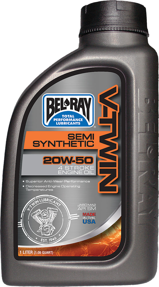 V Twin Semi Syn Engine Oil 20w50 1l