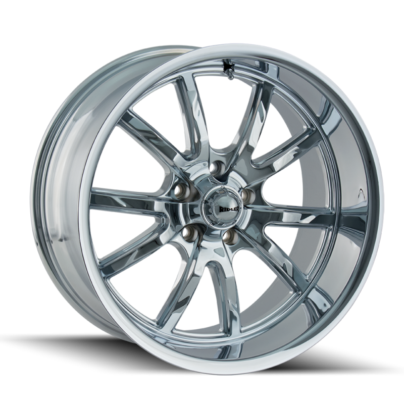 Ridler 650 18x8 / 5x120.65 BP / 0mm Offset / 83.82mm Hub Chrome Wheel