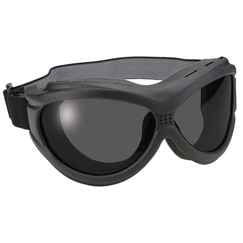 PACIFIC COAST "THE BEAST" BLACK GOGGLES - SMOKE LENS