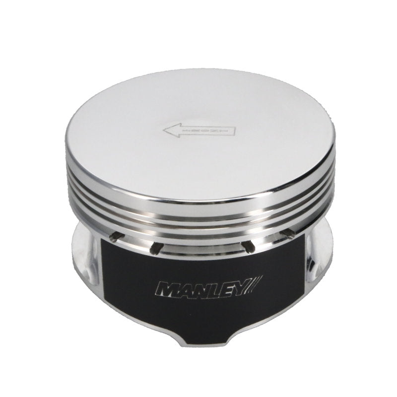Manley Ford 4.6L/5.4L (3Valve) Flat Top Forged Aluminum 3.572in Bore 0cc Dome Piston Set