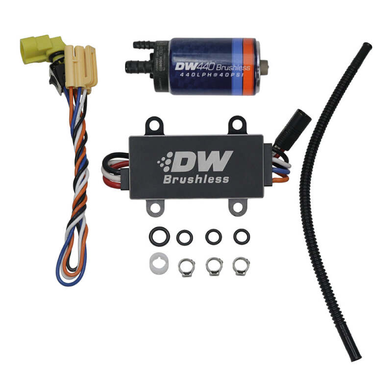 DeatschWerks DW440 440lph Brushless Fuel Pump w/+C102 Controller w/ Install Kit 14-19 Chevy Corvette
