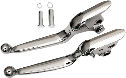 Smooth Lever Set Chrome Softail 18 23