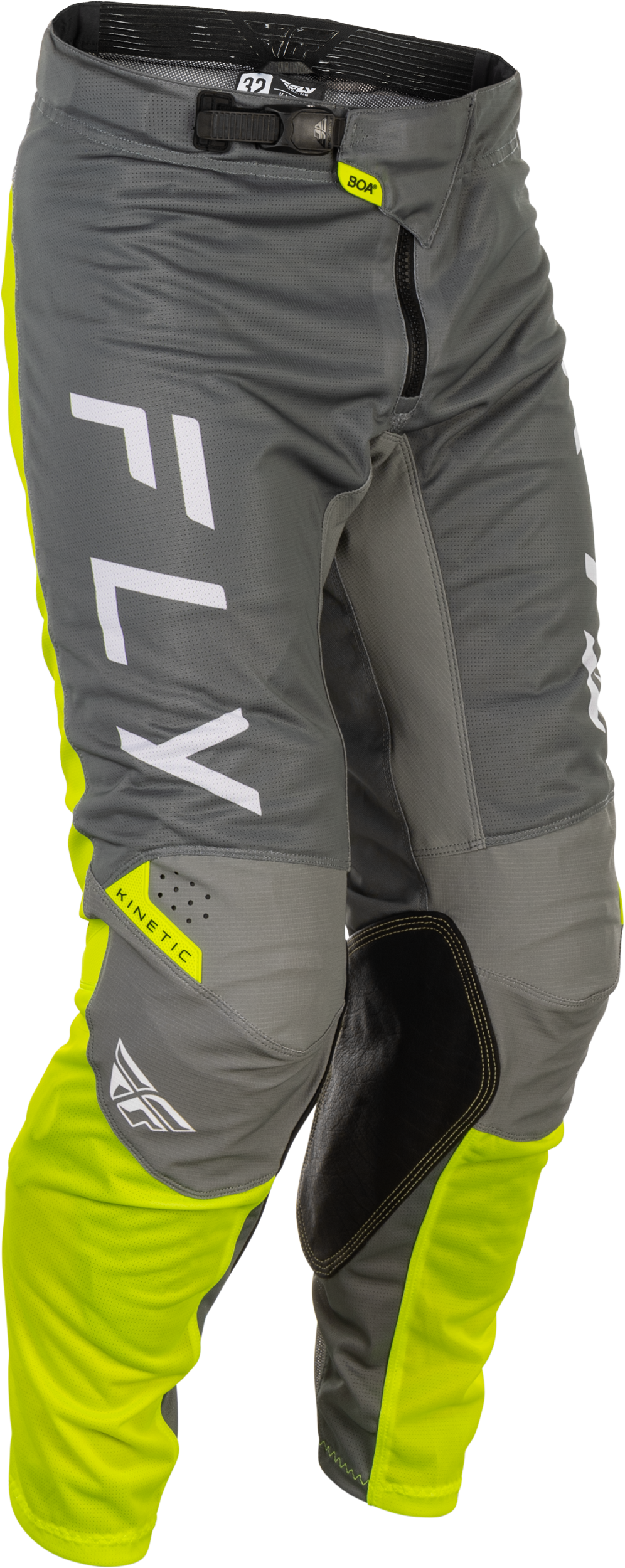 Kinetic Mesh Center Pants Grey/White/Hi Vis Sz 40