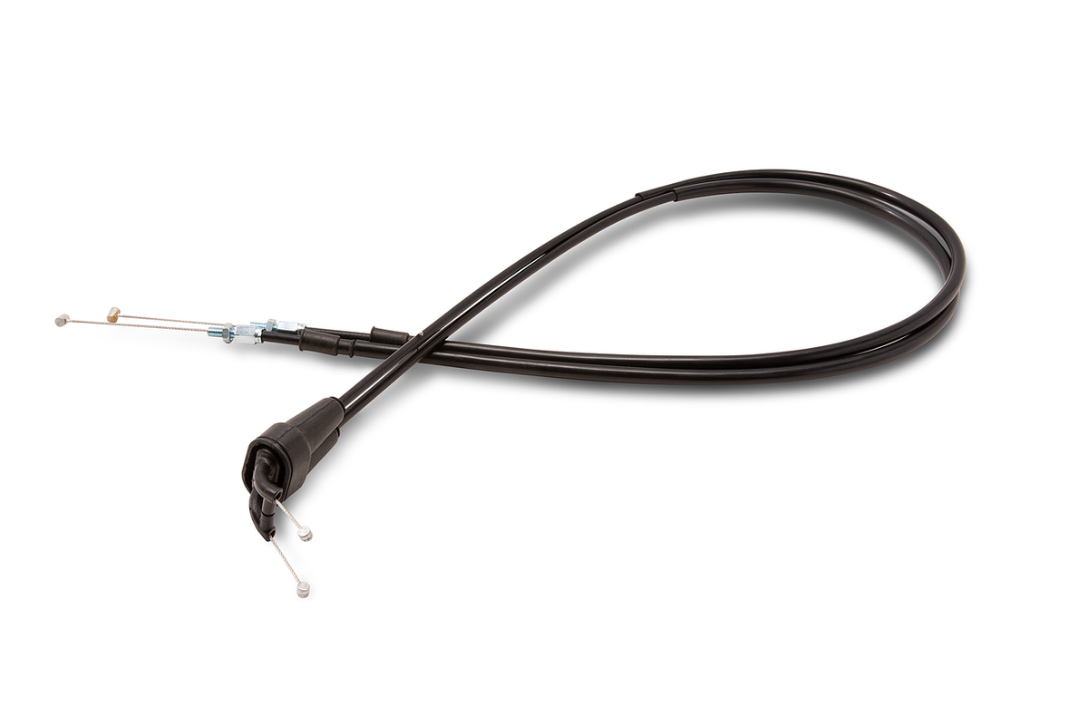 Black Vinyl Throttle Cable Push Pull  Set Ktm/Hus