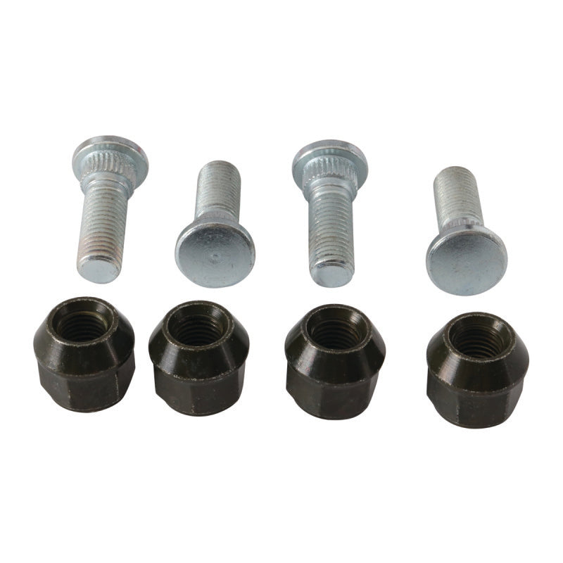 QuadBoss 02-08 Yamaha YFM660 Grizzly 4x4 Front Wheel Stud &amp; Nut Kit
