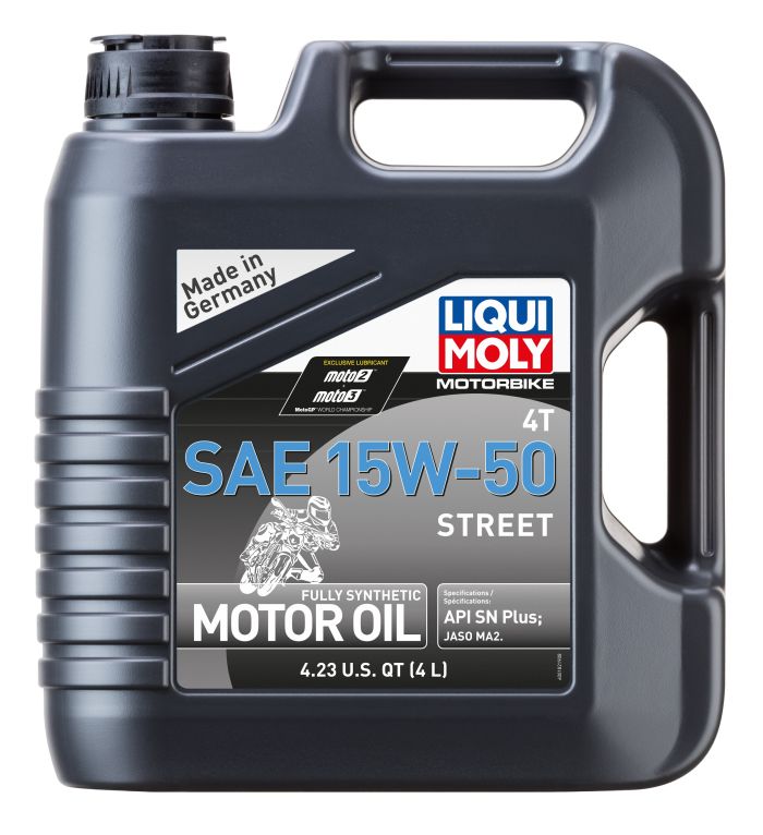 LIQUI MOLY MOTORBIKE 4T 15W-50 STREET 4 LITER