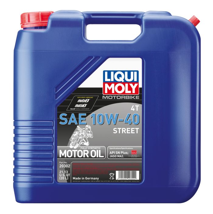 LIQUI MOLY MOTORBIKE 4T 10W-40 STREET 20 LITER