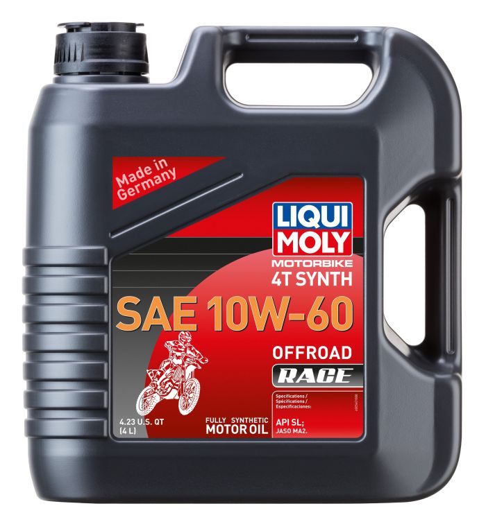 LIQUI MOLY MOTORBIKE 4T SYNTH 10W-60 OFFROAD RACE 4 LITER