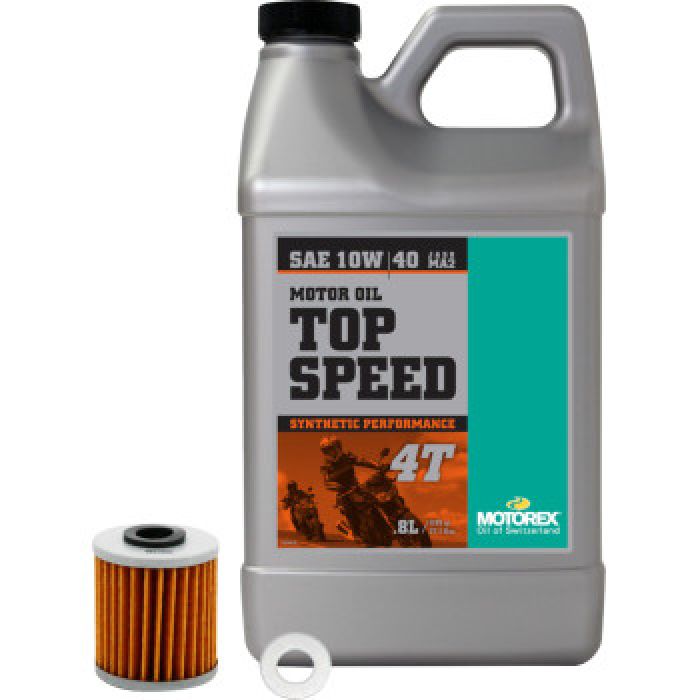 MOTOREX OIL CHANGE KIT TOP SPEED 10W-40 KAWASAKI KX250F