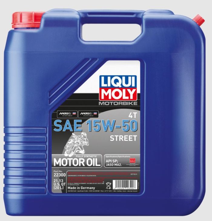 LIQUIMOLY Motorbike 4T 15W-50 Street 20L