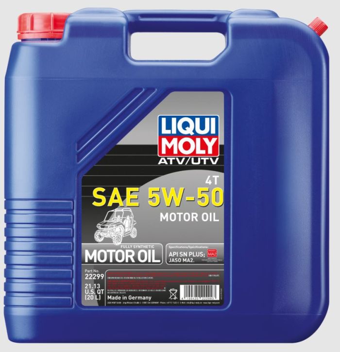 LIQUIMOLY ATV 4T MOTOR OIL 5W-50 20L