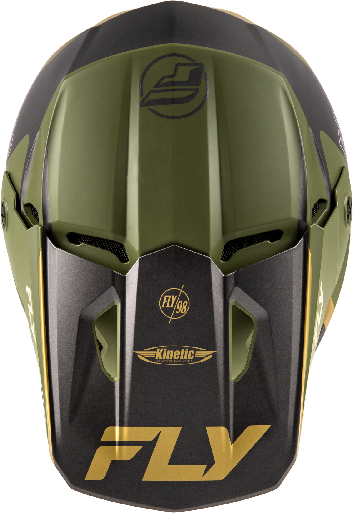 Kinetic Rally Helmet Matt Moss Gry/Khaki/Off Wht Xs