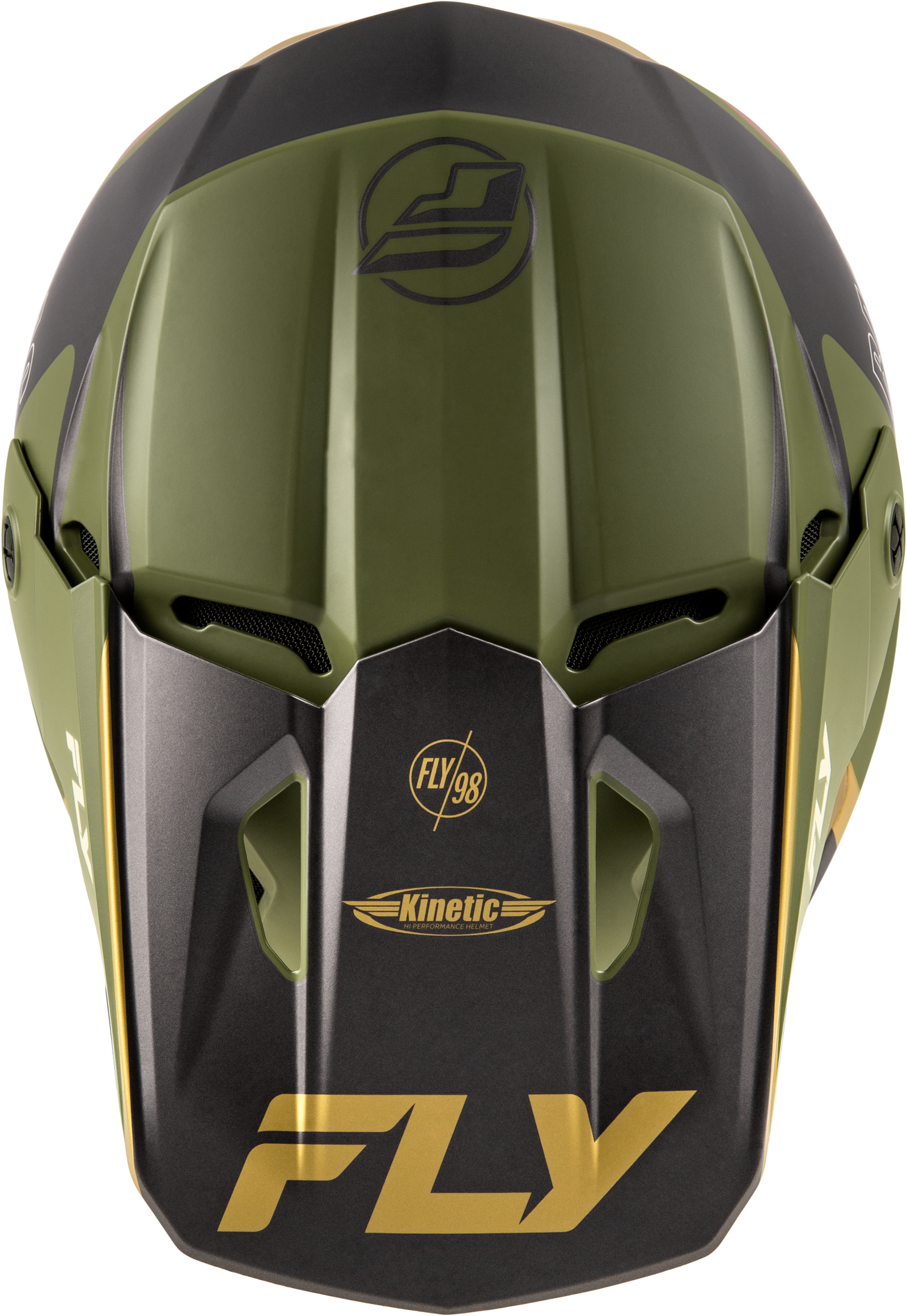 Kinetic Rally Helmet Matt Moss Gry/Khaki/Off Wht Xs