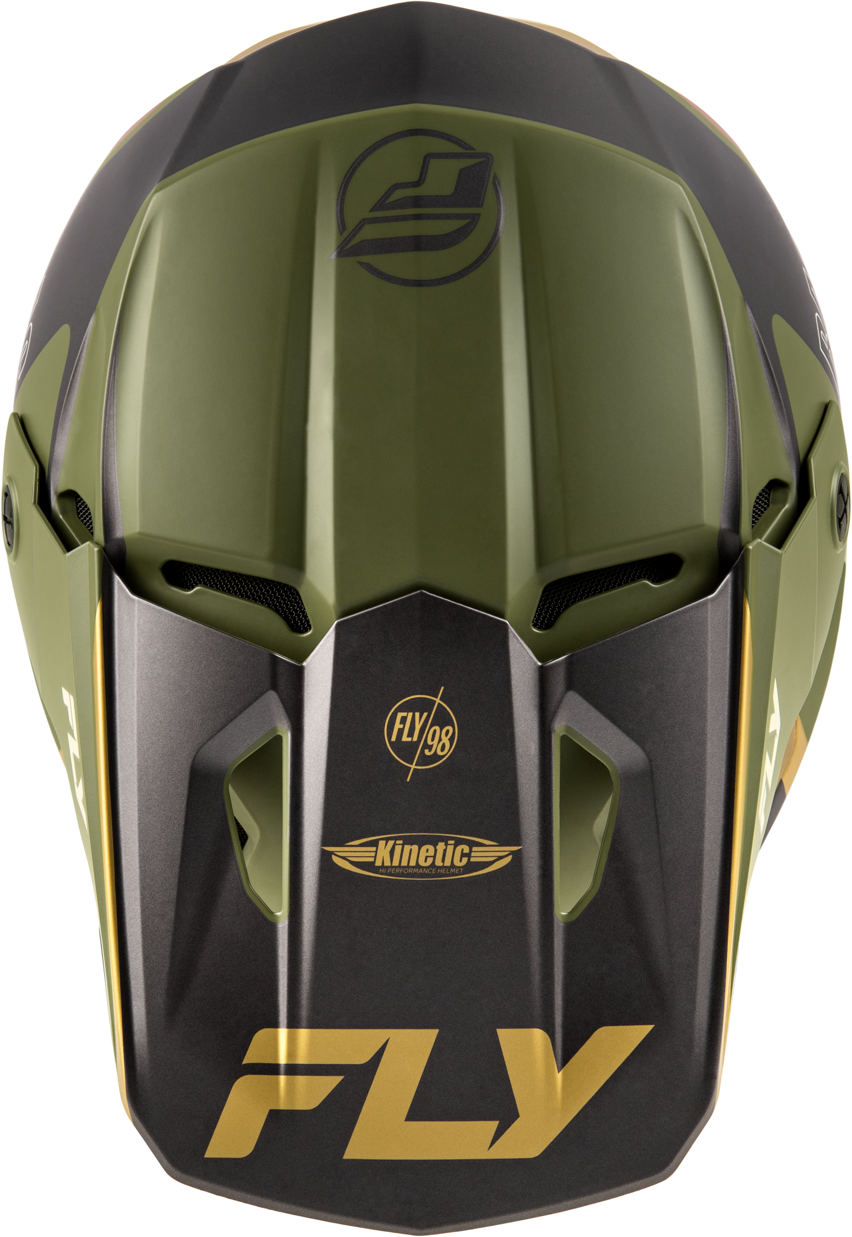 Kinetic Rally Helmet Matt Moss Gry/Khaki/Off Wht Xl