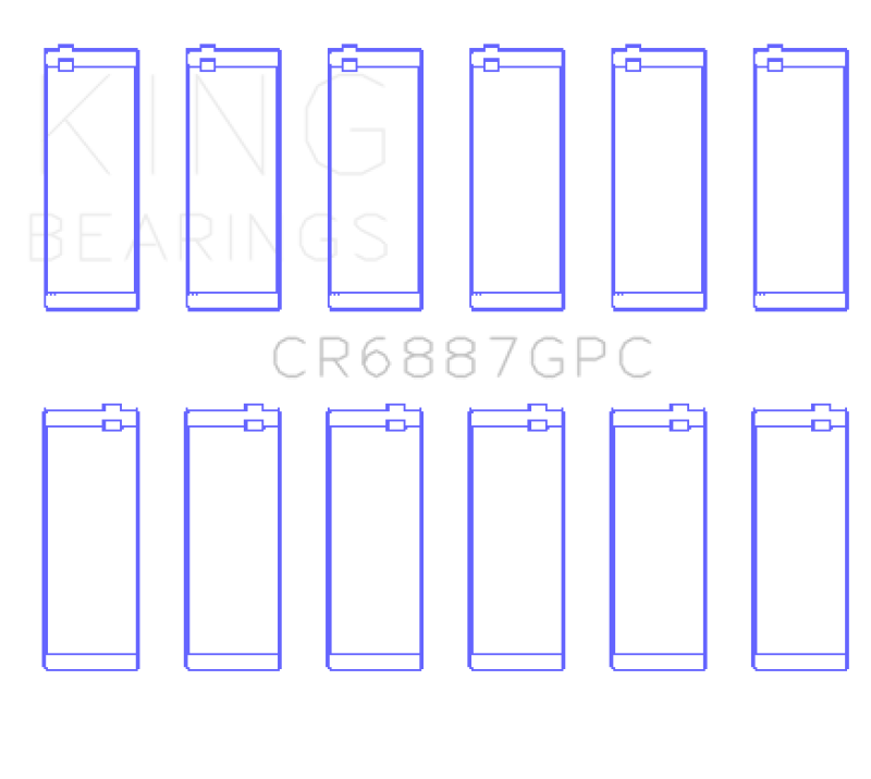 King Engine Bearings Toyota Supra B58 Connecting Rod Bearing Set
