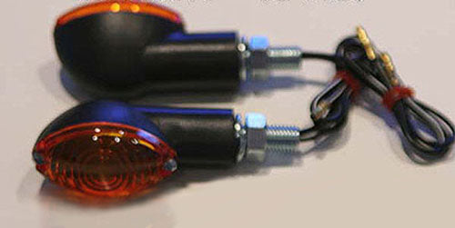 MARKER LIGHTS, MINI-STALK, ULTRA SMALL, BLK (S/F) AMBER