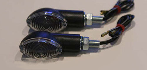 MARKER LIGHTS, MINI-STALK, ULTRA SMALL, BLK (S/F) CLEAR