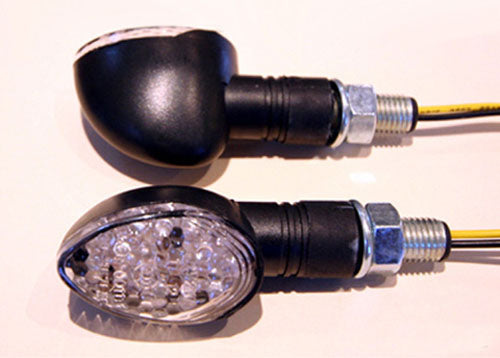 LED ULTRA MINI-MARKER LIGHTS, OVAL, C.F., SHORT STEM (15 LEDS)