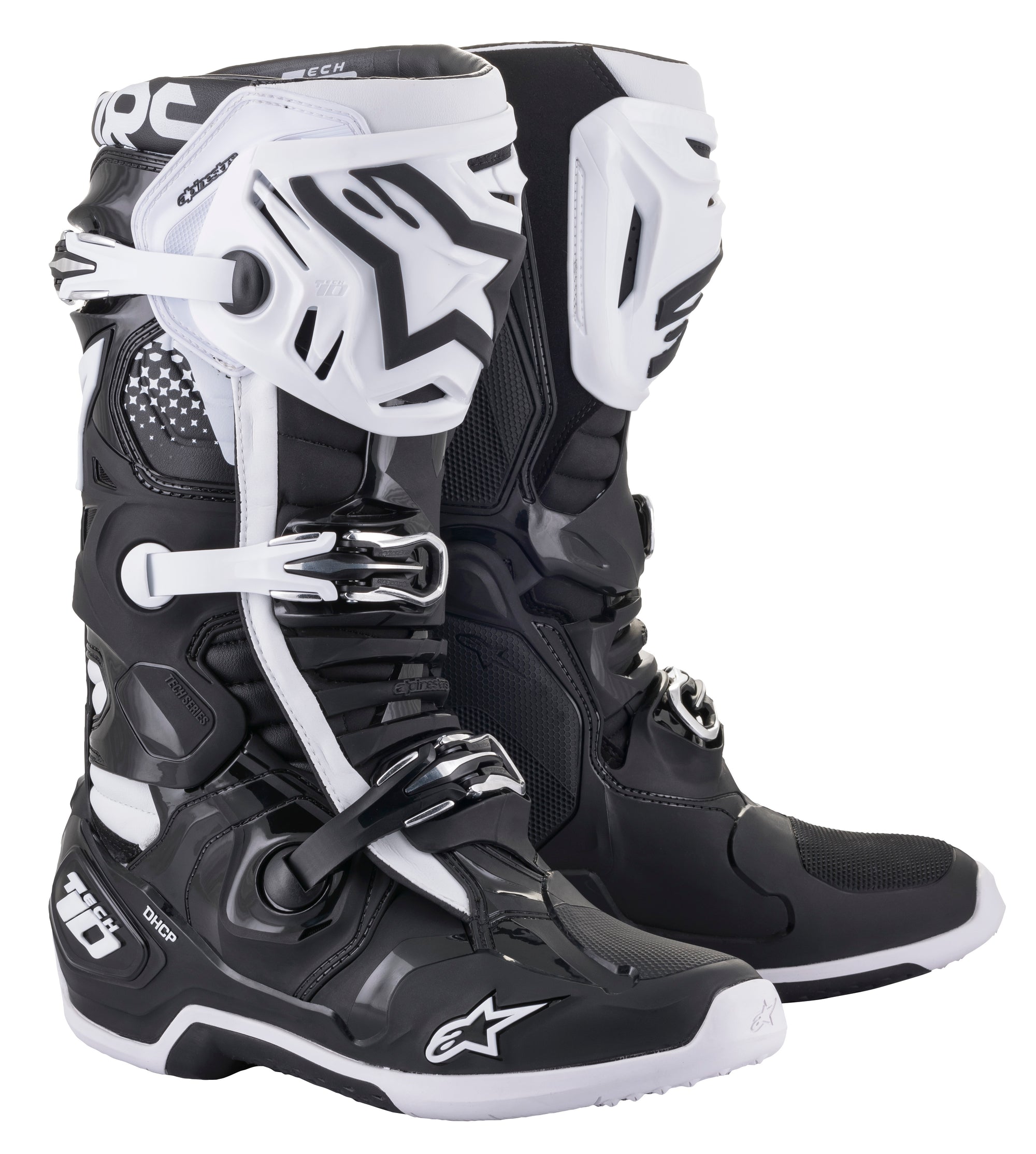 Tech 10 Boots Black/White Sz 10