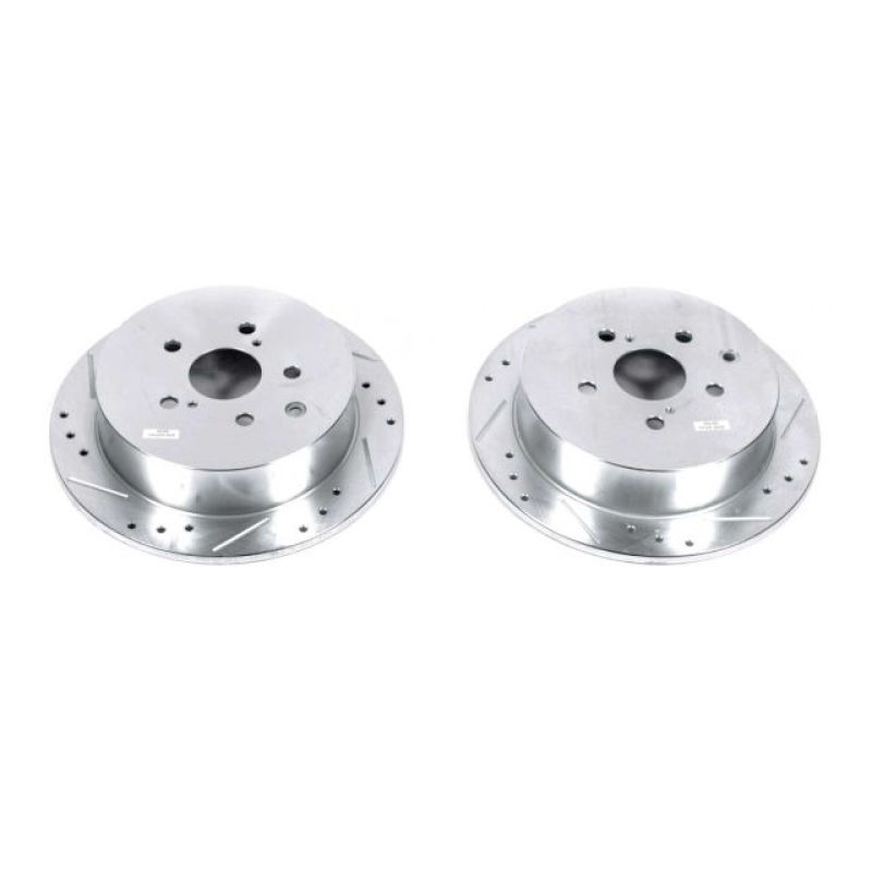 Power Stop 10-15 Lexus RX350 Rear Evolution Drilled &amp; Slotted Rotors - Pair