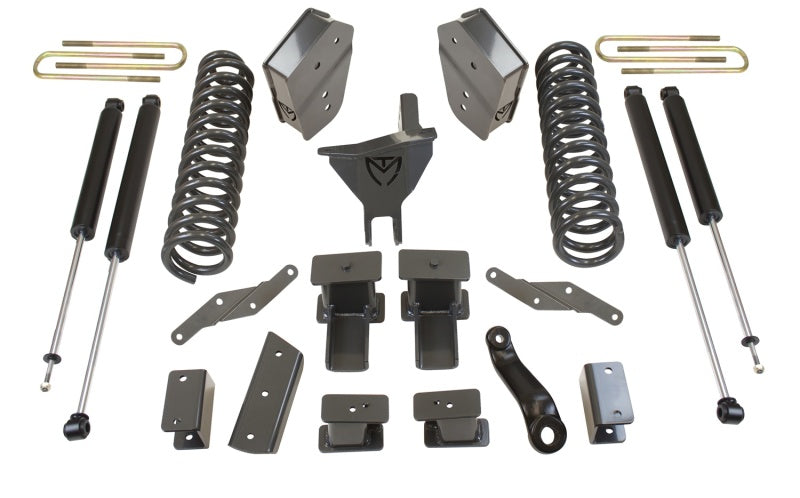 MaxTrac 17-19 Ford F-250/350 4WD 6in/2in MaxPro Coil Lift Kit w/Radius Arm Brkts &amp; MaxTrac Shocks
