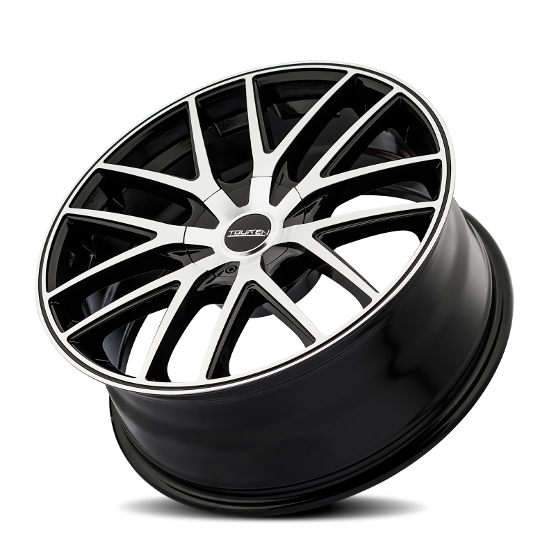 Touren 3260 TR60 18x8 / 5x108/114.3 BP / 40mm Offset / 72.62mm Hub Gloss Black Machined Wheel