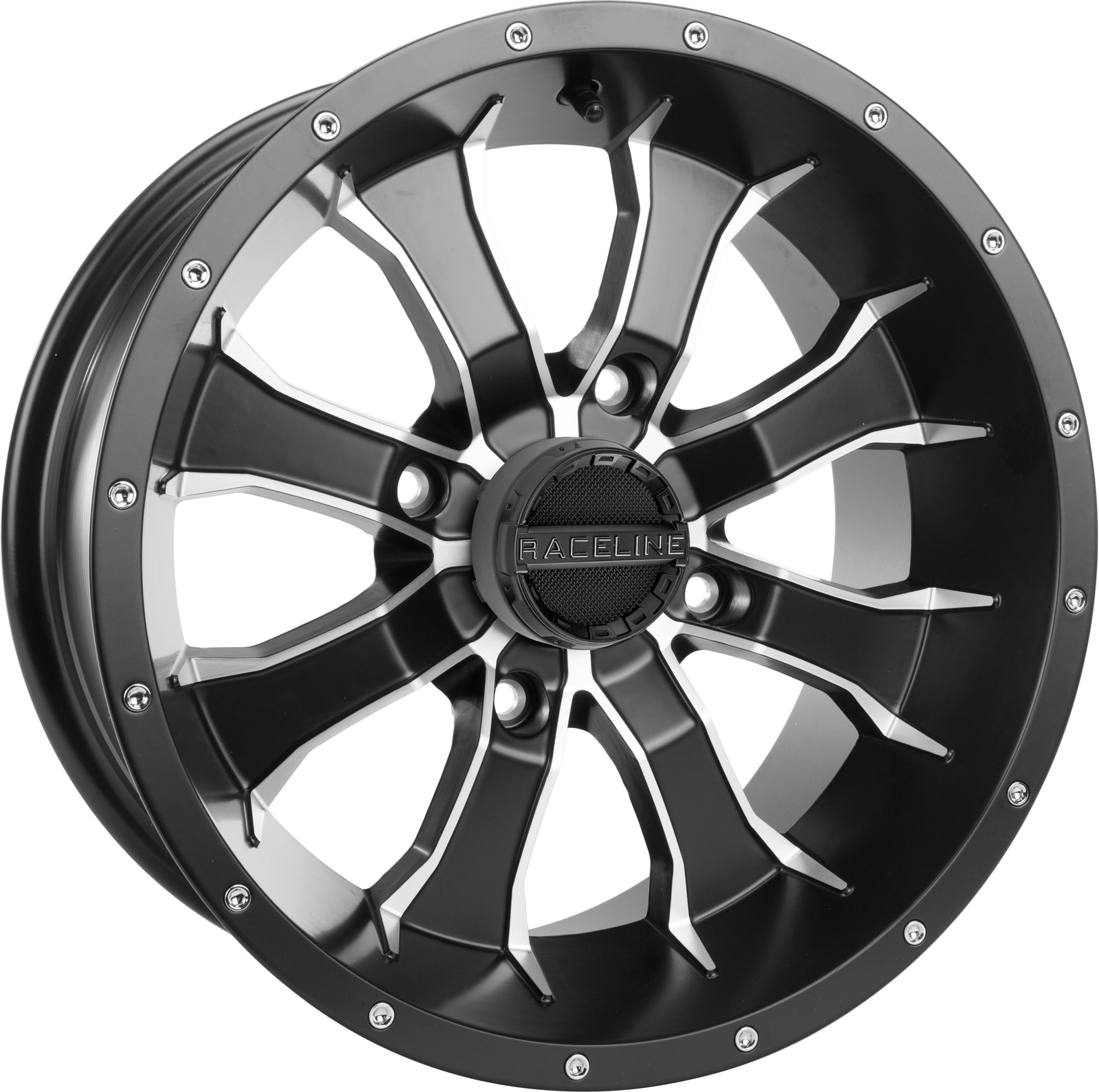 Mamba Wheel 14x7 4/115 5+2 (+10mm) Blk/Machined