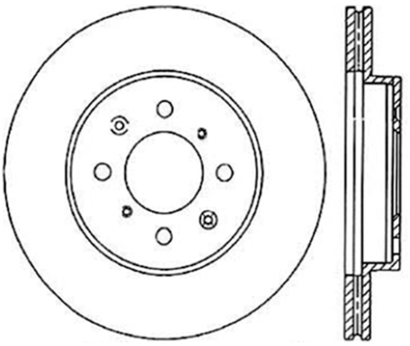 Stoptech Acura &amp; Honda Civic/Del Sol Front CRYO-STOP Rotor