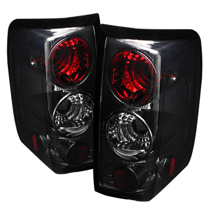 Spyder Ford F150 side 04-08 (Not Fit Heritage &amp; SVT)Euro Tail Lights Smke ALT-YD-FF15004-SM