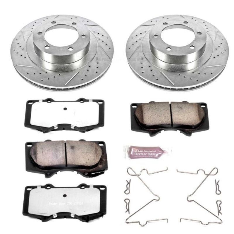 Power Stop 03-09 Lexus GX470 Front Z36 Truck &amp; Tow Brake Kit